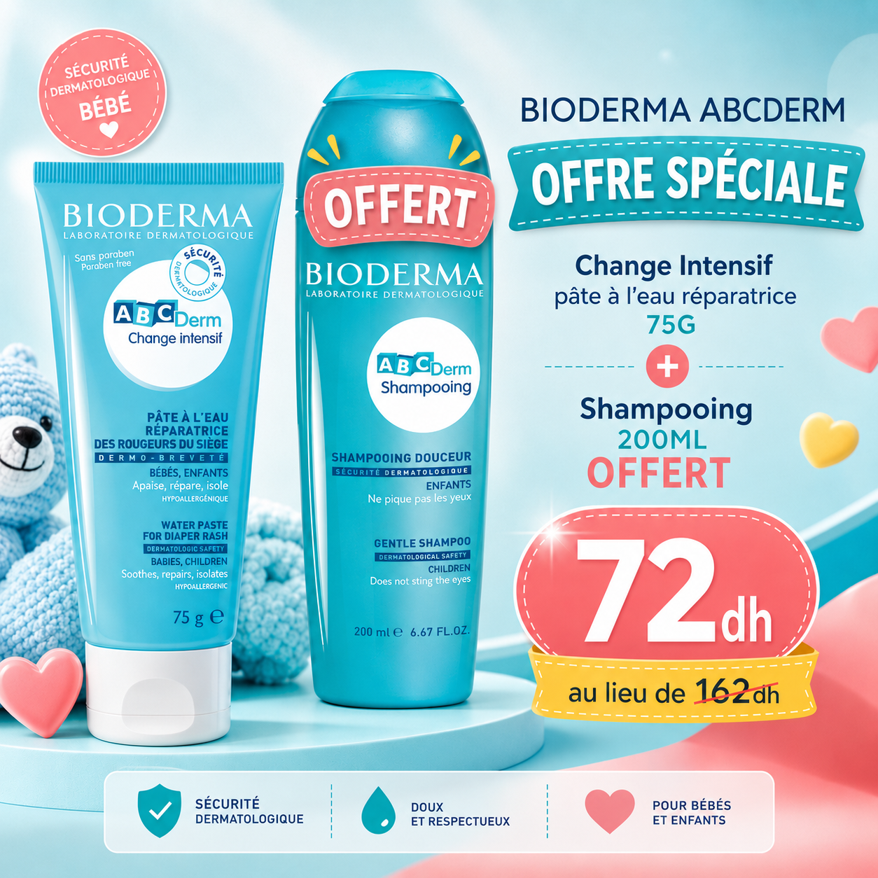 Bioderma ABCDerm Cambio Intensivo - 75g