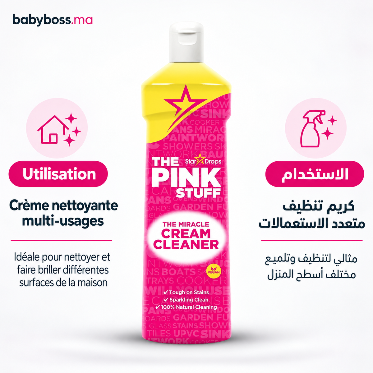 Star Drops The Pink Stuff Limpiador Crema Milagrosa 500ml