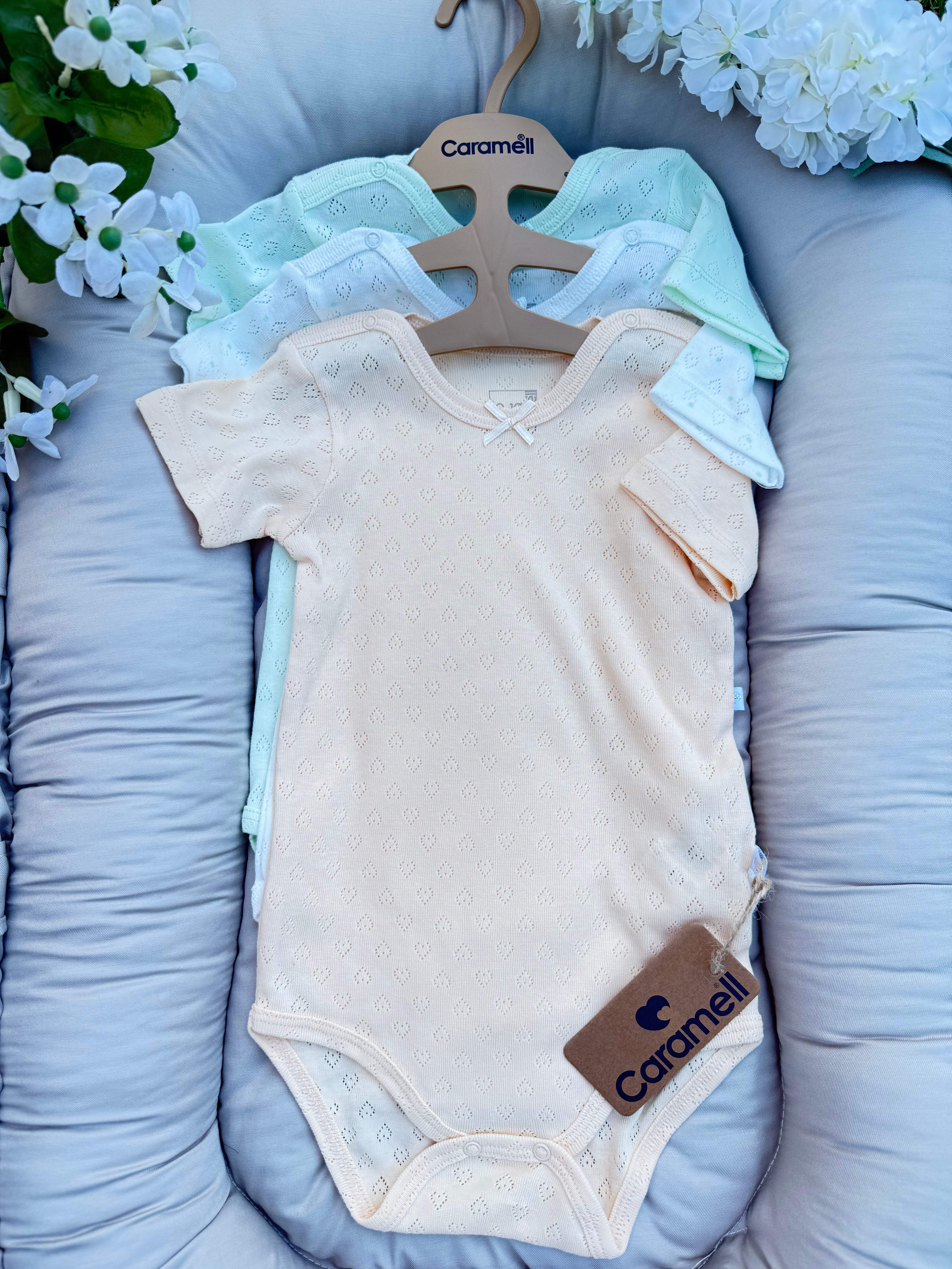 Lot de 3 bodies  - Caramell