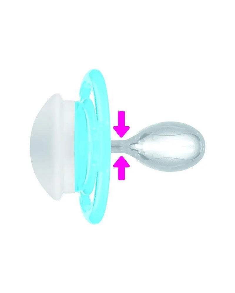 Mam Perfect silicone orthodontic pacifier 6+ mois- Elephant - MAM - pour bébé Maroc -www.babyboss.ma