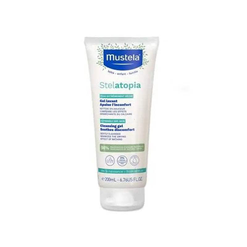 Mustela Stelatopia Gel Lavant Peau à Tendance Atopique - 200ml