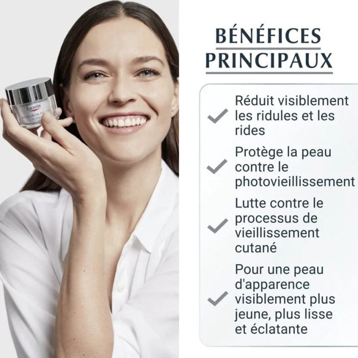 Eucerin – Hyaluron filler 3* effect soin de jour - 50 ml - Eucerin - Visage pour bébé Maroc -www.babyboss.ma