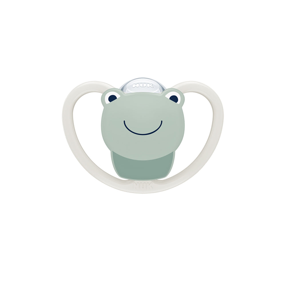 Sucette Space Avec Boîte  NUK 0-6m - Grenouille