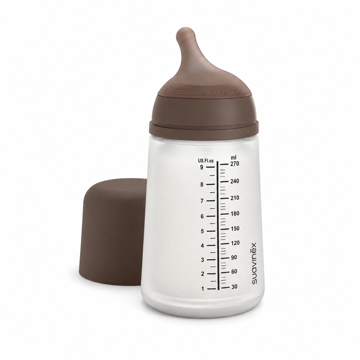 Biberon Anti-Colique Suavinex Zero.Zero™️ 270 ml – Débit Moyen