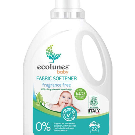 Ecolunes Adoucissant Linge bébé Ecologique et Hypoallergénique 1L - Ecolunes - Détergent Bébé pour bébé Maroc -www.babyboss.ma