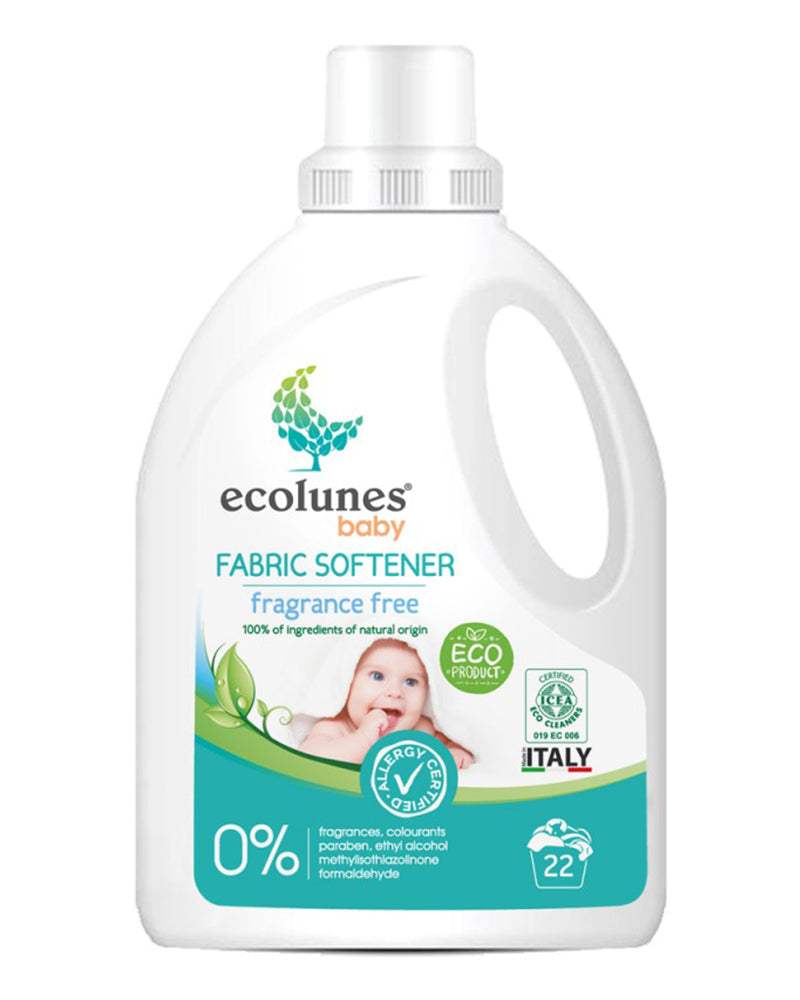 Ecolunes Adoucissant Linge bébé Ecologique et Hypoallergénique 1L - Ecolunes - Détergent Bébé pour bébé Maroc -www.babyboss.ma