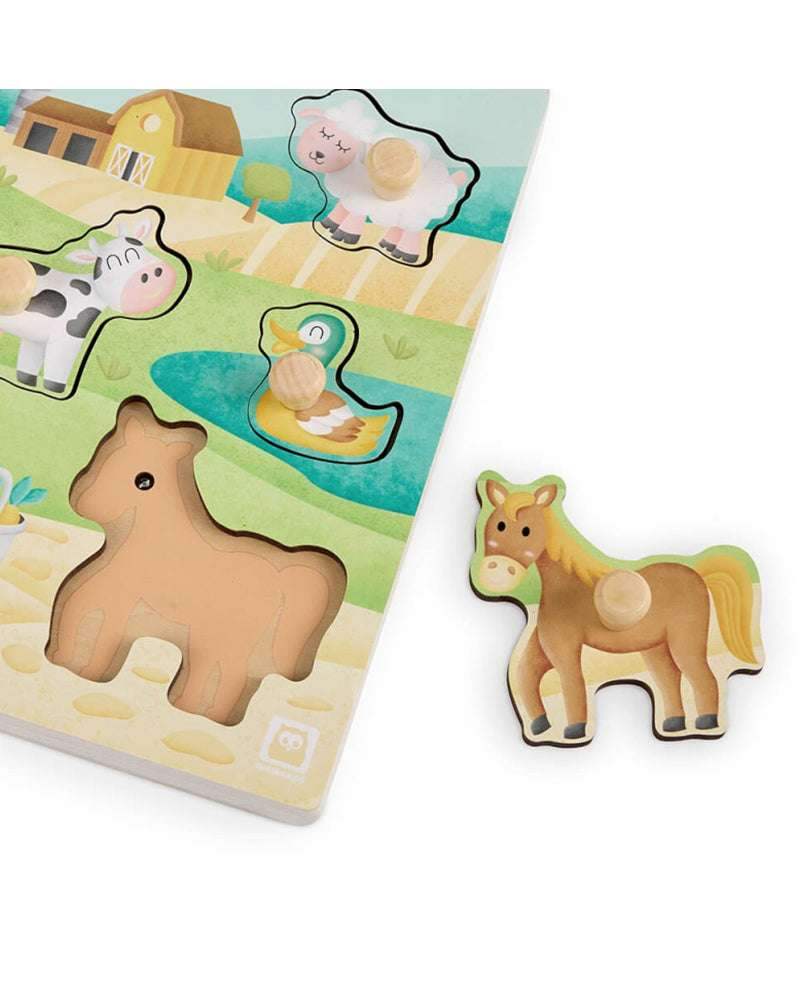 Eurekakids Puzzle Musical - Animaux de la Ferme 12M+ - Eurekakids - Puzzles Musicaux pour bébé Maroc -www.babyboss.ma