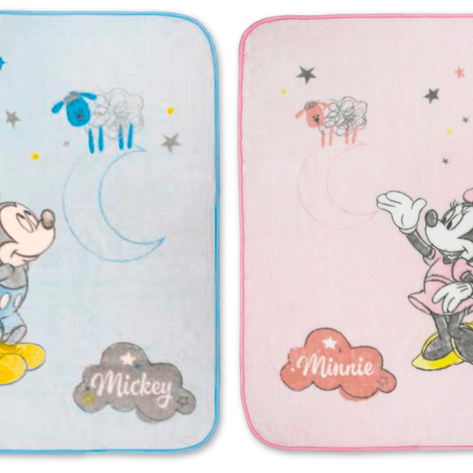 Couverture en velours Interbaby Disney - Babyboss.ma - pour bébé Maroc -www.babyboss.ma