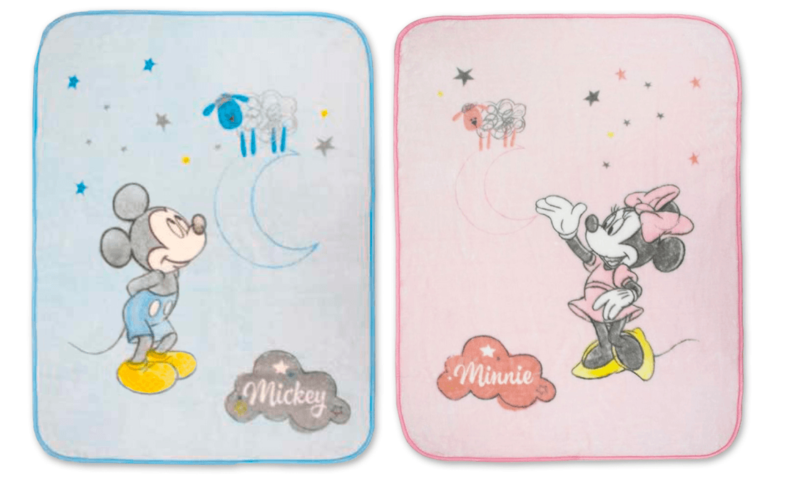Couverture en velours Interbaby Disney - Babyboss.ma - pour bébé Maroc -www.babyboss.ma