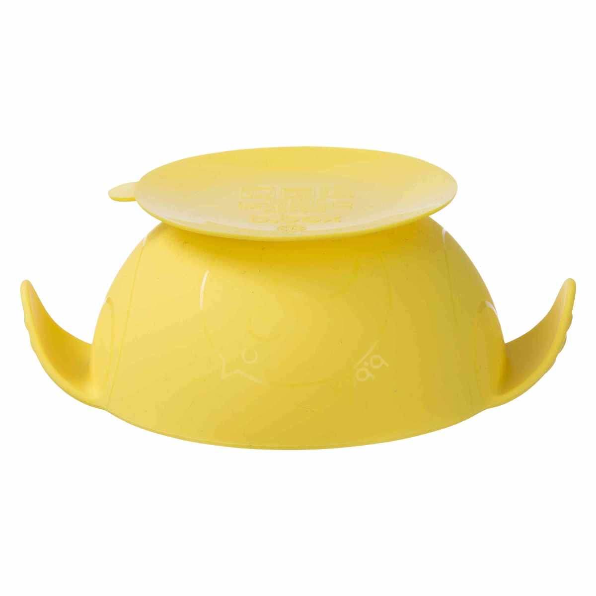 Bbox Set premier repas bol ventouse et cuillère en silicone Lemon Sherbet - BBOX USA - pour bébé Maroc -www.babyboss.ma