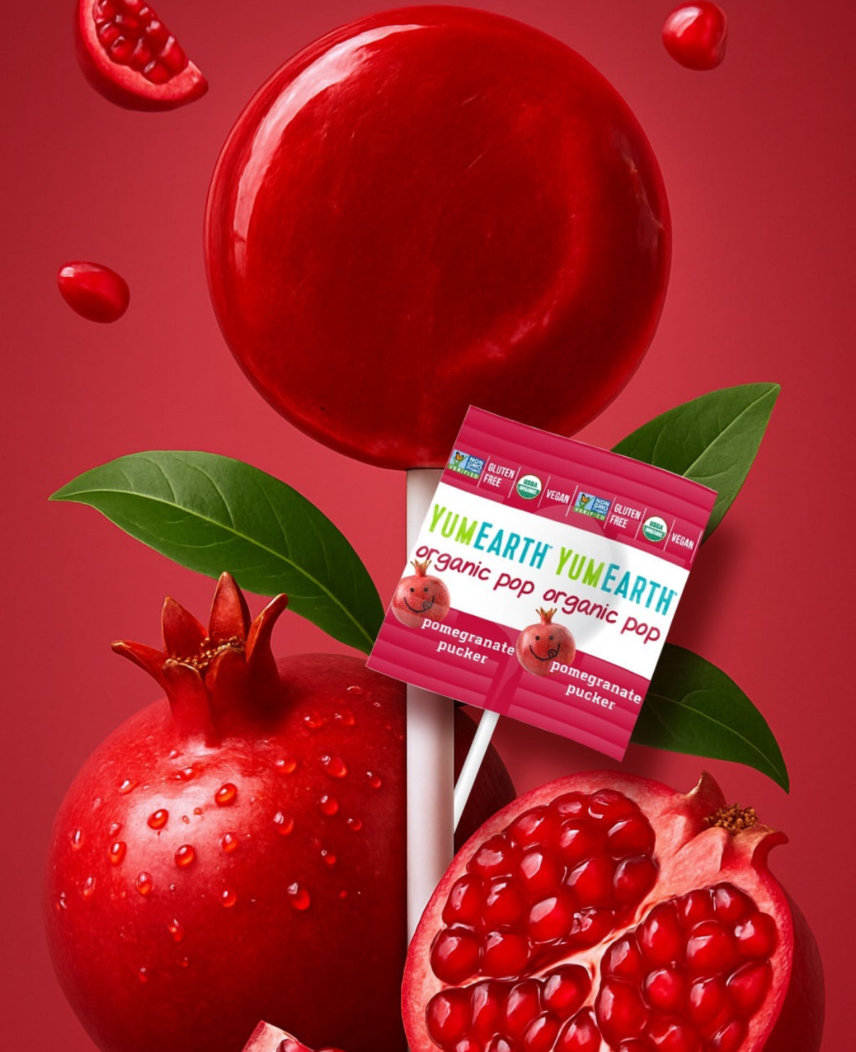 Sucettes biologiques YumEarth AROMATISÉES AUX FRUITS - Yumearth -