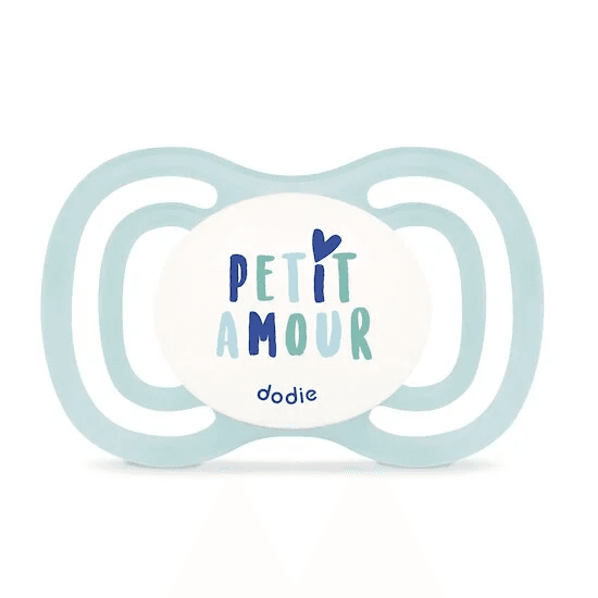 Lot de 2 Sucettes Dodie Anatomiques 0-6 mois Glow in the dark - Bleu - Dodie - Sucettes pour bébé Maroc -www.babyboss.ma