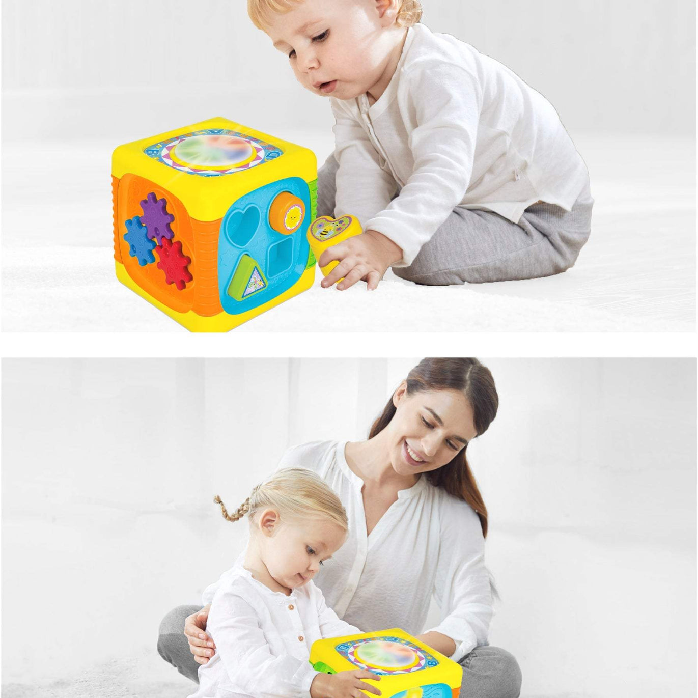Cubo de actividades grande Winfun 8M+