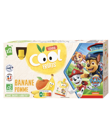 Vitabio COOL FRUITS Pomme banane 12x90g