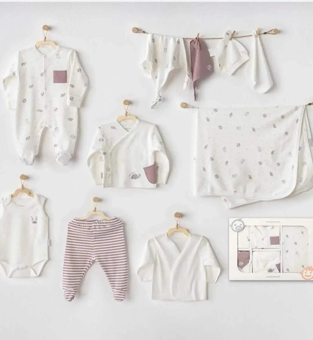 Andywawa pack naissance 10 piece 100% cotton - Andywawa - pour bébé Maroc -www.babyboss.ma