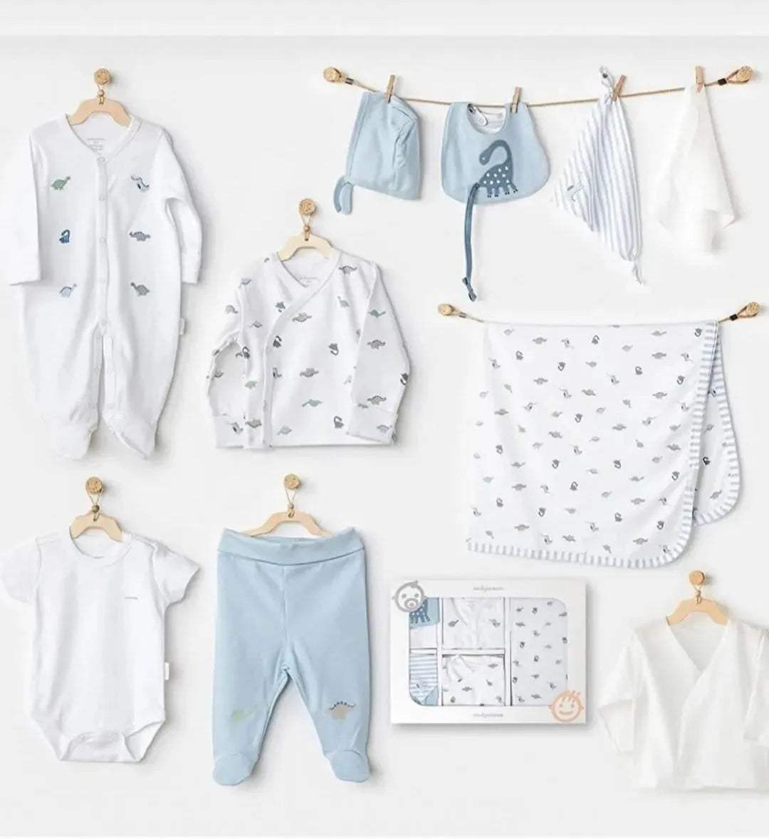 Andywawa pack naissance 10 piece 100% cotton - Andywawa - pour bébé Maroc -www.babyboss.ma