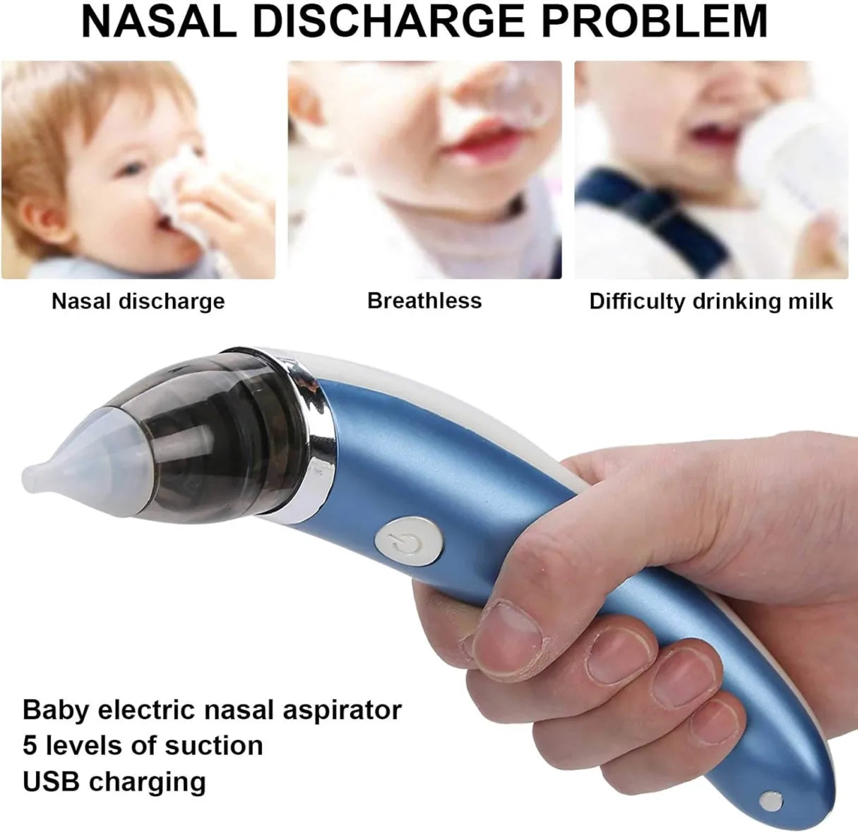 Aspirateur nasal électrique pour bébé