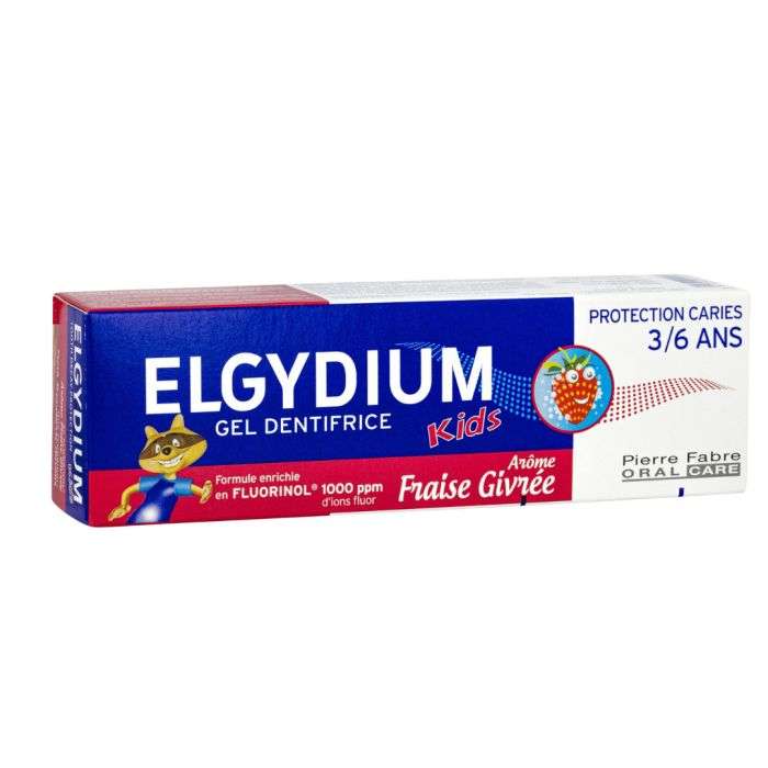 ELGYDIUM DENTIFRICE KIDS 3-6 ANS GOUT DE FRAISE