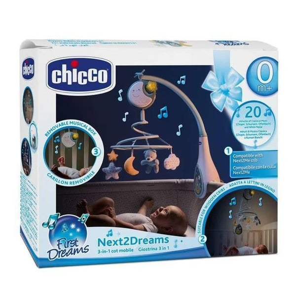 MOBILE NEXT2DREAMS BLEU FIRST DREAM – CHICCO - Chicco - pour bébé Maroc -www.babyboss.ma