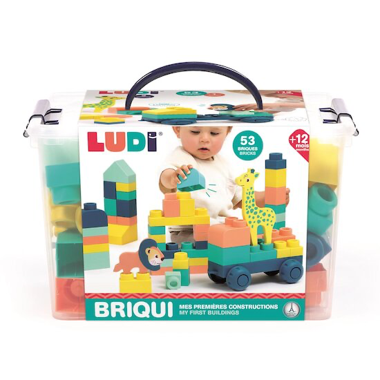 Briqui mes premières constructions - Ludi - Ludi - Peluches - Babyboss.ma