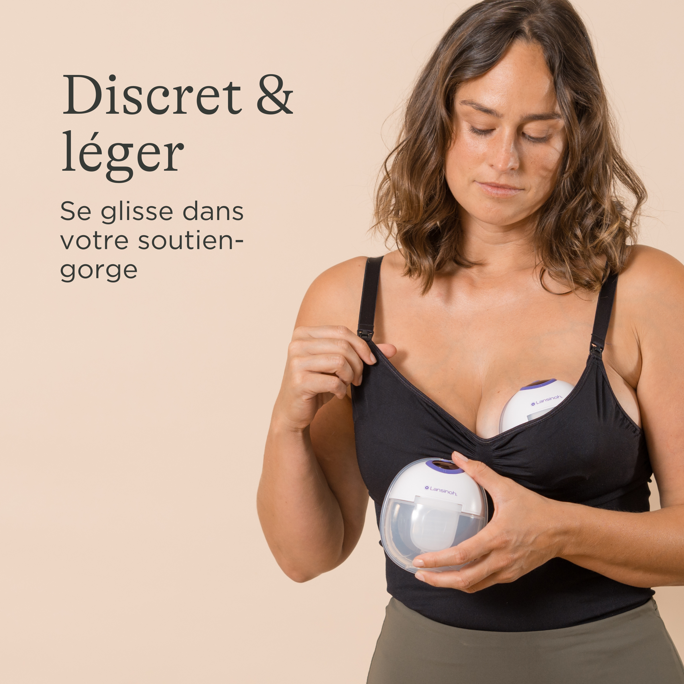 Tire-lait mains libres – Compact, portable et confortable -Lansinoh - Lansinoh -