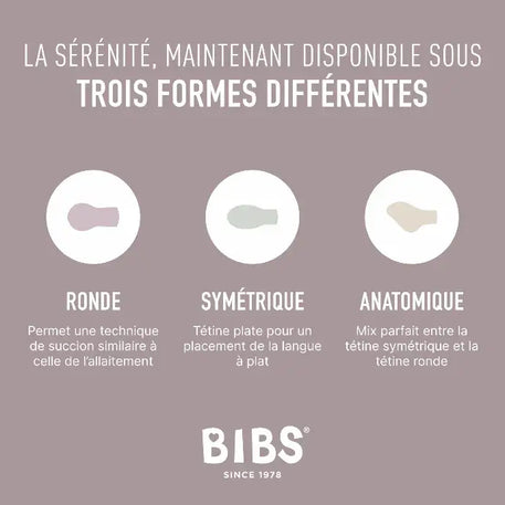 Lot de 2 Sucettes Bibs  - Baby Blue/Petrol