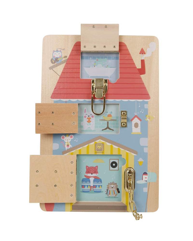 Eurekakids - Lock Game En Bois - Eurekakids - Jouets Montessori pour bébé Maroc -www.babyboss.ma