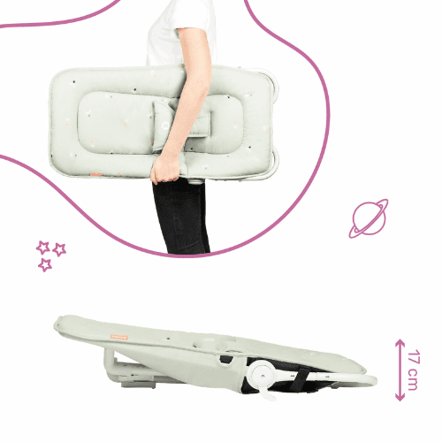 Transat pliable lichen - Babymoov - CONFORT pour bébé Maroc -www.babyboss.ma