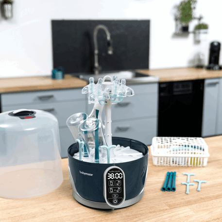 Stérilisateur et sèche-biberon Turbo Pure - Babymoov - REPAS pour bébé Maroc -www.babyboss.ma