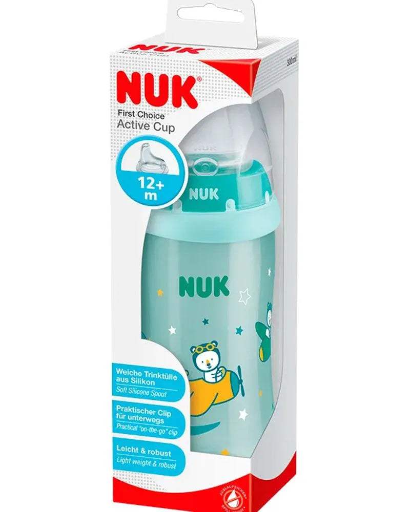 Active Cup 300ml NUK 12M+ - Vert - NUK - Tasses pour bébé Maroc -www.babyboss.ma
