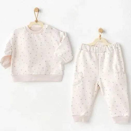 Andy Wawa Ensemble 2 Pièces Fille Sweet Penguin Ecru - Andywawa - pour bébé Maroc -www.babyboss.ma