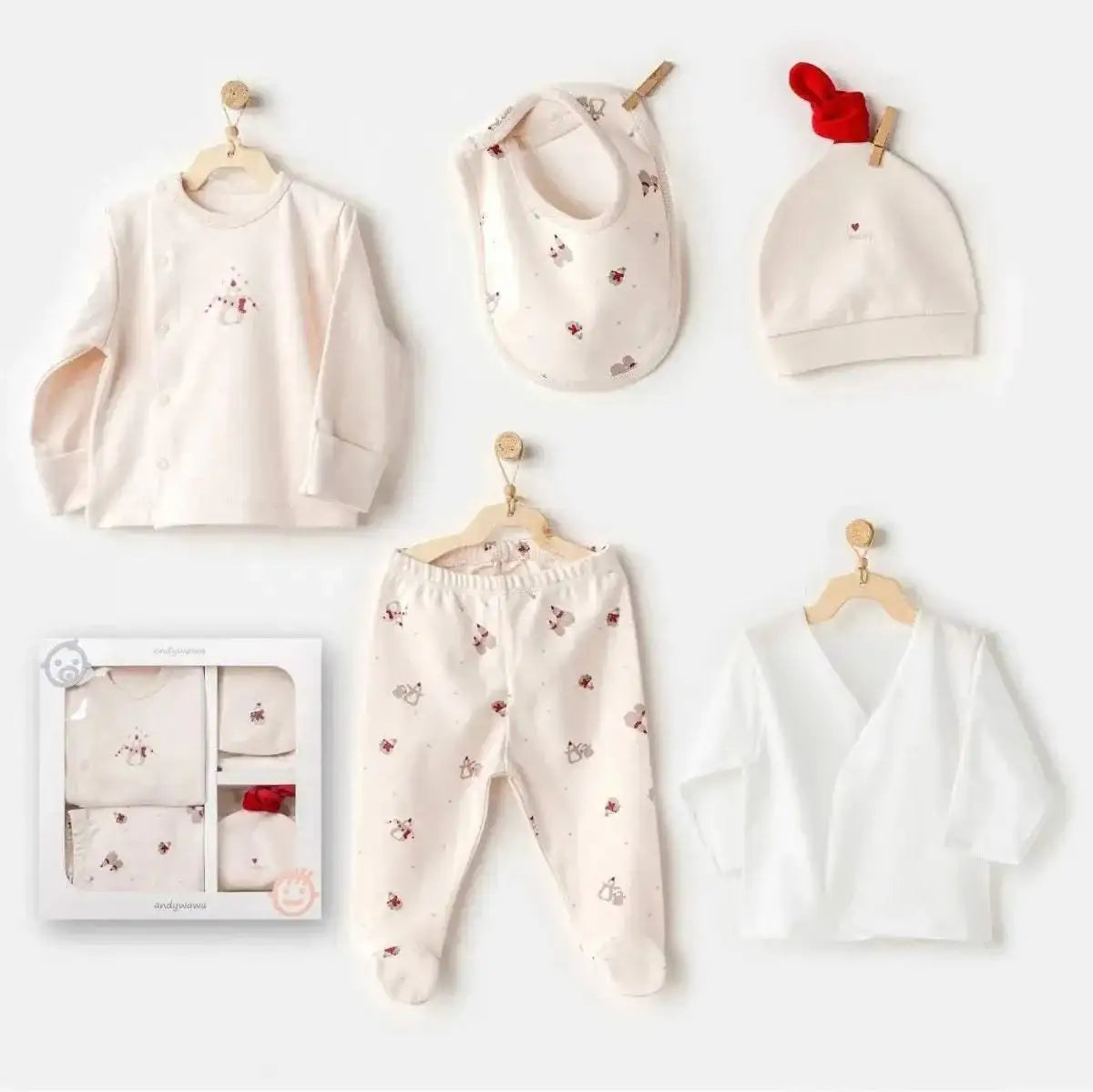 Andy Wawa Girl Hospital Release 5 pièces chiot Gazelle rose Ac25340 - Andywawa - pour bébé Maroc -www.babyboss.ma