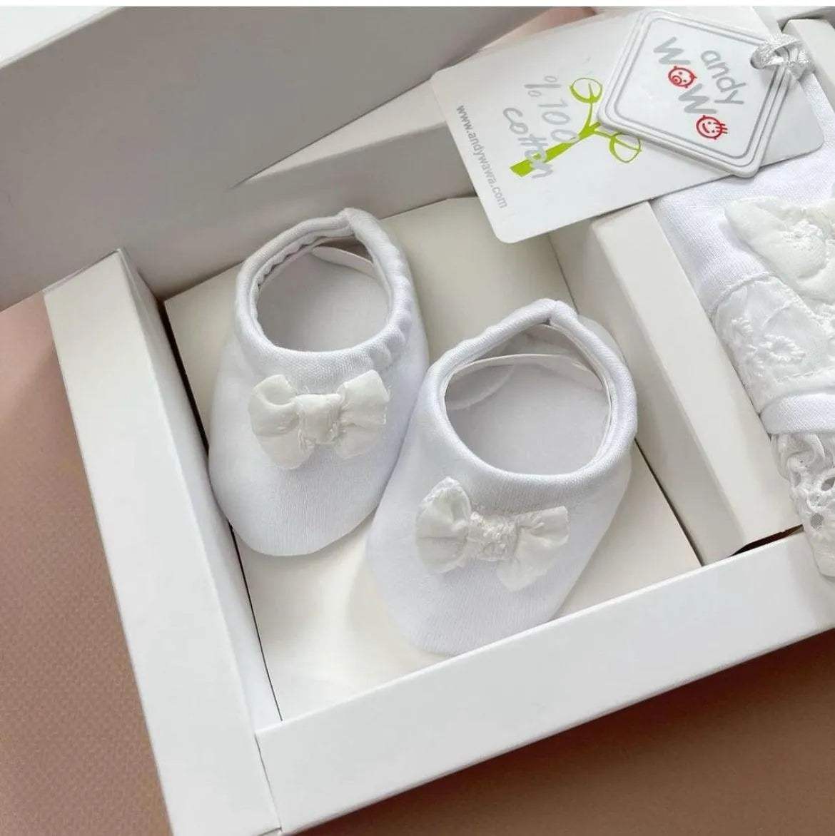 Andywawa Ensemble de gants et chaussons pour bébé, 3 pièces - Andywawa - pour bébé Maroc -www.babyboss.ma