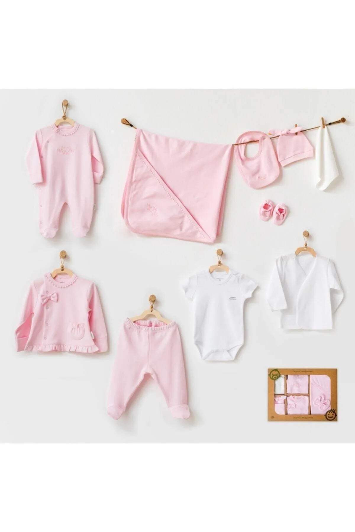 andywawa Ensemble de sortie de clinique 10 pièces pour bébé fille - Andywawa - pour bébé Maroc -www.babyboss.ma