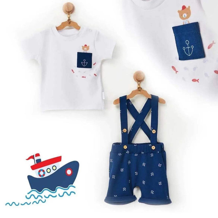 Andywawa ensemble garçon salopette - Andywawa - pour bébé Maroc -www.babyboss.ma