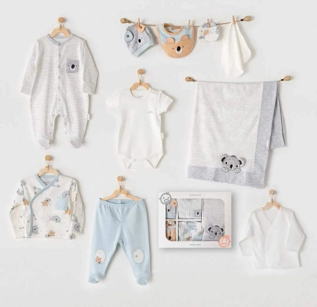 Andywawa pack naissance 10 piece 100% cotton - Andywawa - pour bébé Maroc -www.babyboss.ma