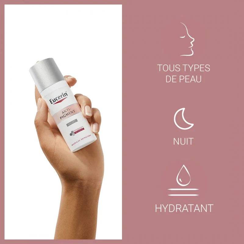Eucerin Anti-Pigment Soin De Nuit 50ml - Eucerin - pour bébé Maroc -www.babyboss.ma