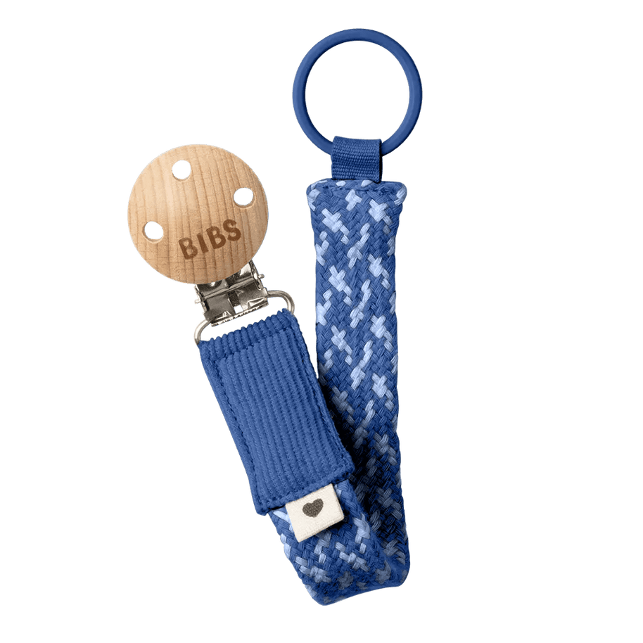 Attache Sucette BIBS - Cornflower/Dusty Blue - Bibs - Pacifier Clip pour bébé Maroc -www.babyboss.ma