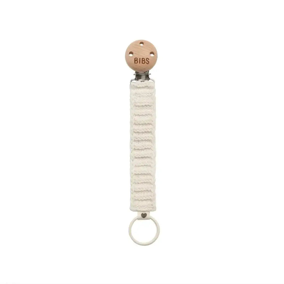 Attache Sucette BIBS - Ivory/Vanilla - Bibs - Pacifier Clip pour bébé Maroc -www.babyboss.ma