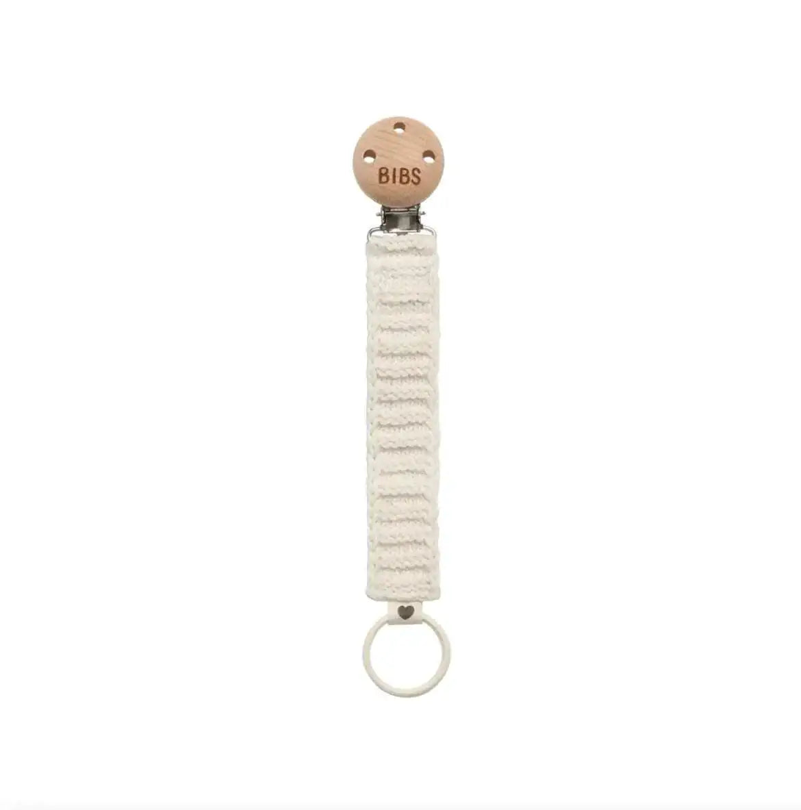 Attache Sucette BIBS - Ivory/Vanilla - Bibs - Pacifier Clip pour bébé Maroc -www.babyboss.ma