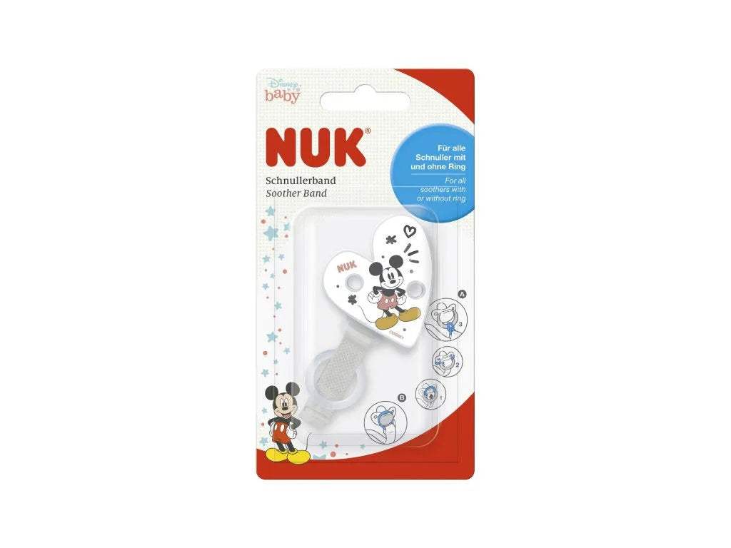 Attache sucette Mickey - NUK - pour bébé Maroc -www.babyboss.ma