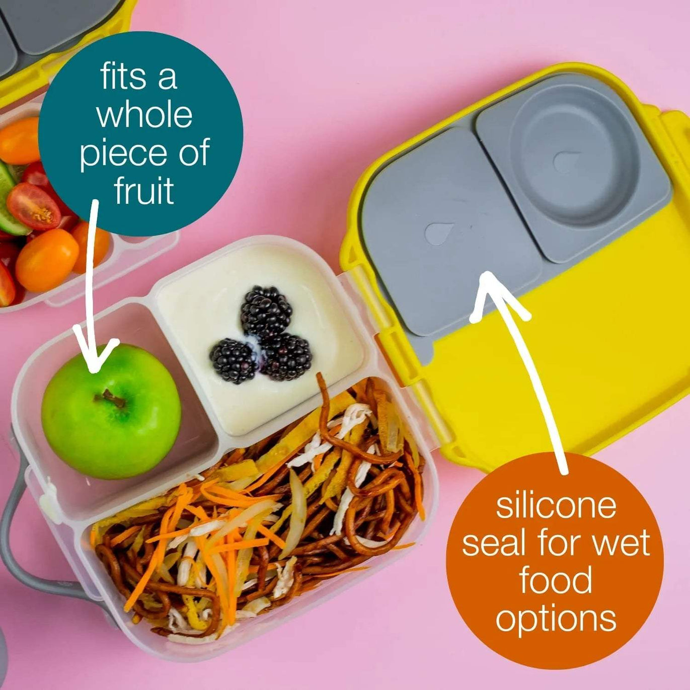 Lunchbox Bbox 1 litre - Lilac Pop - BBOX USA - Lunchbox pour bébé Maroc -www.babyboss.ma