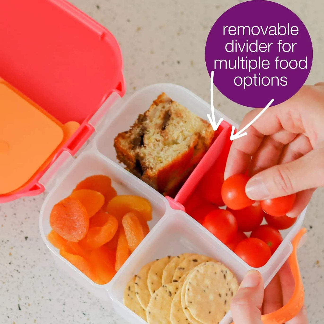 Lunchbox Bbox 1 litre - Lilac Pop - BBOX USA - Lunchbox pour bébé Maroc -www.babyboss.ma