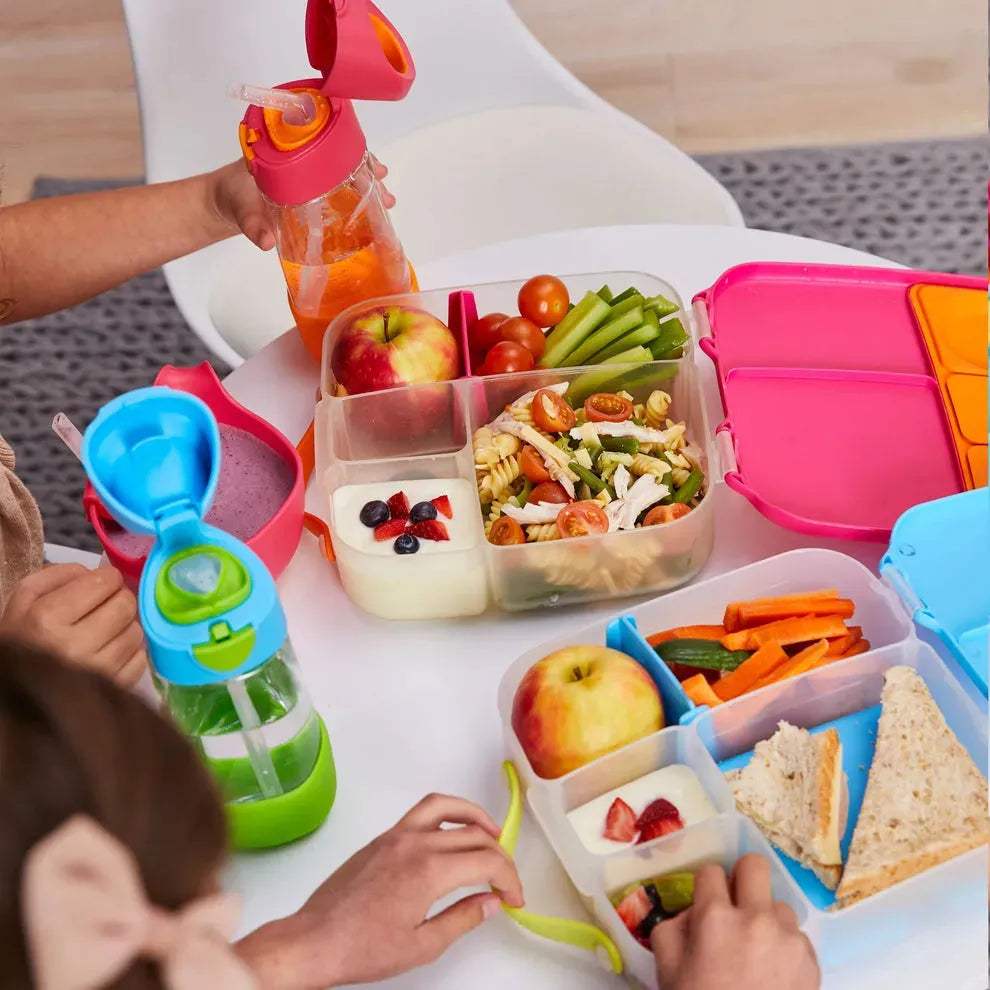 Gourde à paille B box Tritan™ - flamingo Fizz 600ml - BBOX USA - Water bottles pour bébé Maroc -www.babyboss.ma
