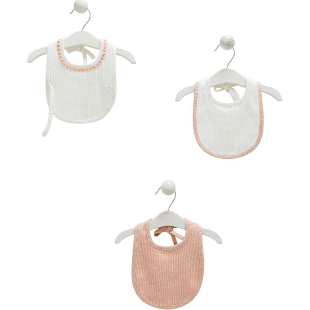 Lot de 3 bavoirs - Caramell - Caramell - Tablier pour bébé Maroc -www.babyboss.ma