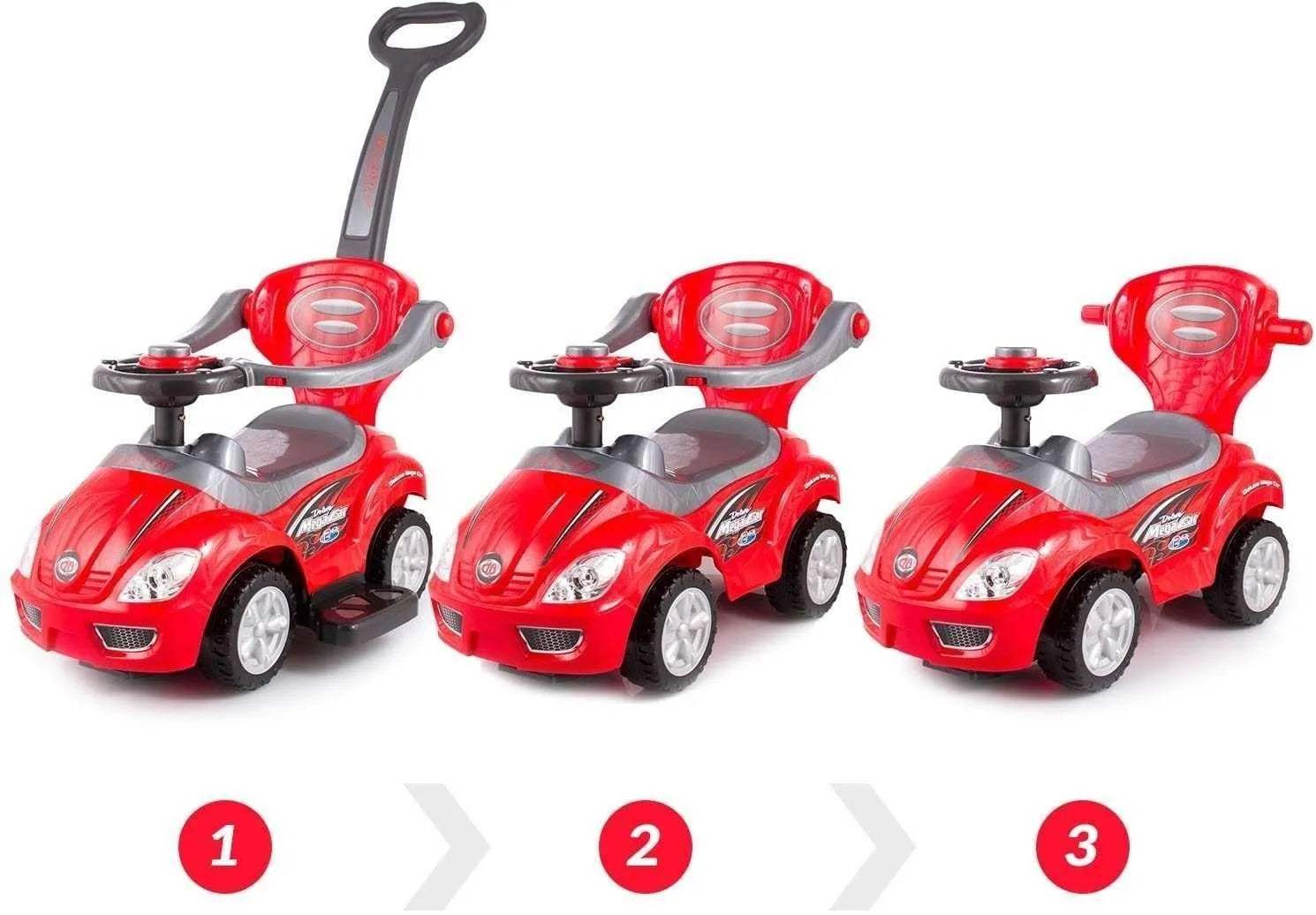 سيارة اطفال 3 في 1 موسيقى - BABYBOSS - BABYBOSS - للطفل المغرب