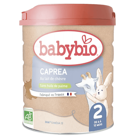 Babybio Lait de Chèvre Caprea 2ème Âge 800g – 6 à 12 Mois - Babybio - Laits Infantiles pour bébé Maroc -www.babyboss.ma