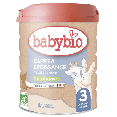 Babybio Lait de Chèvre Caprea 3ème Âge - Lait Infantile Naturel de 10 Mois à 3 Ans - 800g - Babybio - Laits Infantiles pour bébé Maroc -www.babyboss.ma
