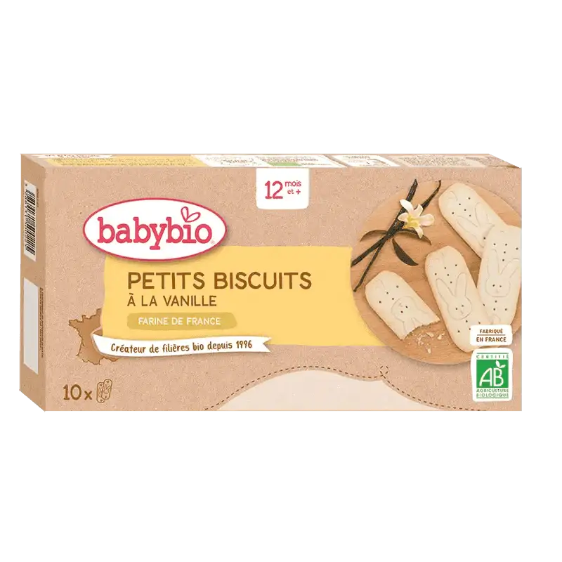 Babybio PETITS BISCUITS À LA VANILLE dès 12 mois - Babybio - Alimentation pour bébé Maroc -www.babyboss.ma