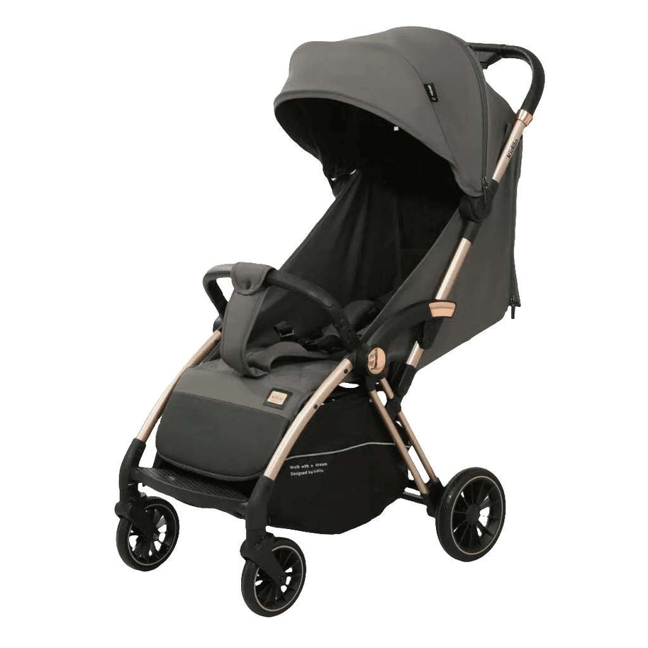 Kidilo Poussette A2 – Gris Foncé - Kidilo - Poussettes pour bébé Maroc -www.babyboss.ma